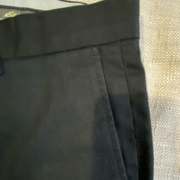 Eddie Bauer Mens Black Cotton Classic Fit Flat Front Office Casual Pant-34X32 - Picture 3 of 14